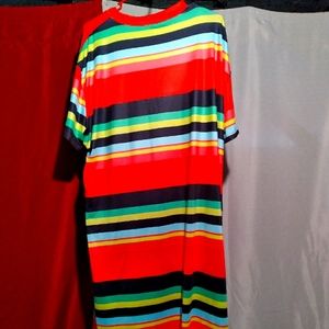 Multi colored tshirt dress